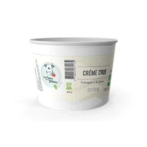 Crème crue Bio